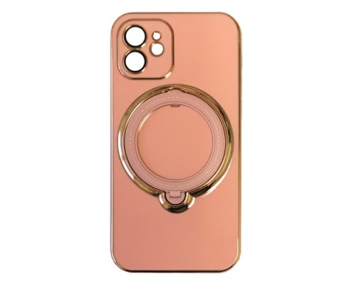 Чохол GLITTER SHINING HOLDER MagSafe for iPhone 12 Pink mag-200000149615218589