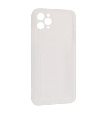 Чохол Silicone CARD CASE 1,5 mm for iPhone 11 Pro Max Transparent mag-200000141343213235