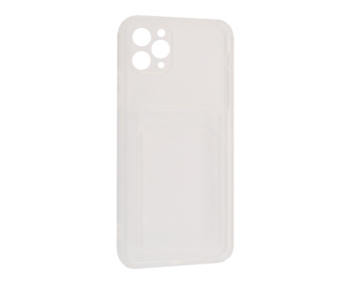 Чохол Silicone CARD CASE 1,5 mm for iPhone 11 Pro Max Transparent mag-200000141343213235