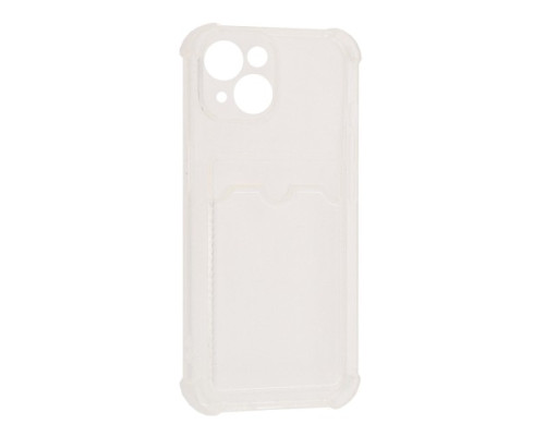 Чохол CARD CASE SAFE BRILIANT ANTI-SHOCK for iPhone 14 Plus Clear mag-200000141505413380