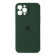 Silicone Case Full Camera Square side for iPhone 12 Pro Max Dark green mag-200000142720031187