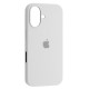 Чохол Silicone Case Full for iPhone 16 ( 9) white mag-200000154078753782