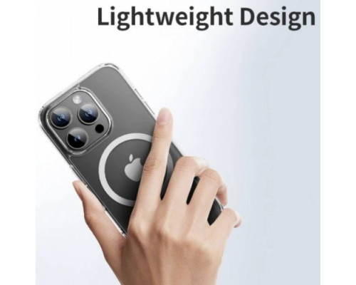 Чохол ROCK Crystal Series Protection Case with Magnetic for iPhone 16 Transparent mag-200000154833255214