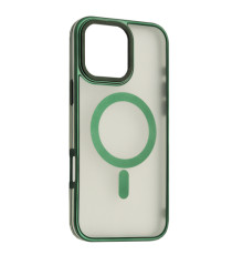 Чохол Perfect Case with MagSafe for iPhone 16 Pro Max titanium green mag-2000001552759131759