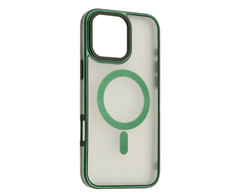 Чохол Perfect Case with MagSafe for iPhone 16 Pro Max titanium green mag-2000001552759131759