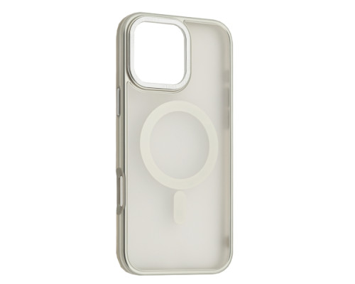 Чохол Perfect Case with MagSafe for iPhone 16 Pro titanium silver mag-2000001552858131769