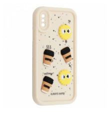 Чохол HAPPY Cookie Case for iPhone X/XS White mag-2000001561959135212