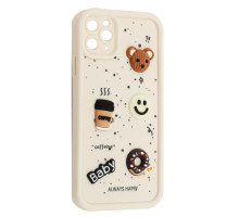 Чохол HAPPY Donut Case for iPhone 12 Pro Max White mag-200000156234555442