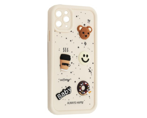 Чохол HAPPY Donut Case for iPhone 12 Pro Max White mag-200000156234555442