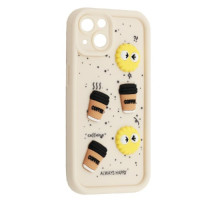 Чохол HAPPY Cookie Case for iPhone 13 White mag-2000001562376135243
