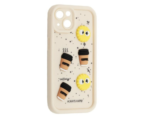 Чохол HAPPY Cookie Case for iPhone 13 White mag-2000001562376135243
