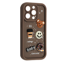 Чохол HAPPY Donut Case for iPhone 14 Pro Brown mag-2000001562635106630