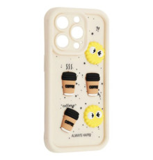 Чохол HAPPY Cookie Case for iPhone 15 Pro White mag-2000001562796135263