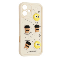 Чохол HAPPY Cookie Case for iPhone 16 White mag-2000001562918142704