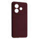 Чохол Silicone Case luxury для Xiaomi Redmi Note 14 5G Marsala mag-2000001577639142845