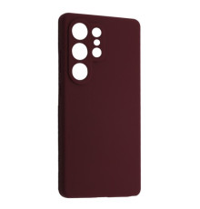 Чохол Silicone Case luxury для Samsung S25 Ultra Marsala mag-2000001577837137800