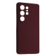 Чохол Silicone Case luxury для Samsung S25 Ultra Marsala mag-2000001577837137800