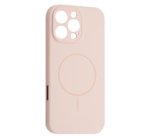 Чохол Silicone Case Full Camera Fine Ring MagSafe for iPhone 16 Pro Pink mag-200000158639661909