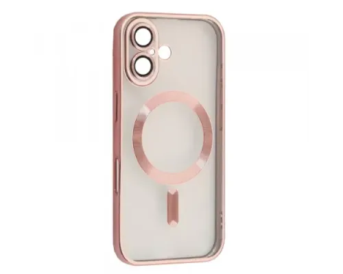 Чохол SHINING Camera MagSafe for iPhone 16 Rose gold mag-2000001586686146992