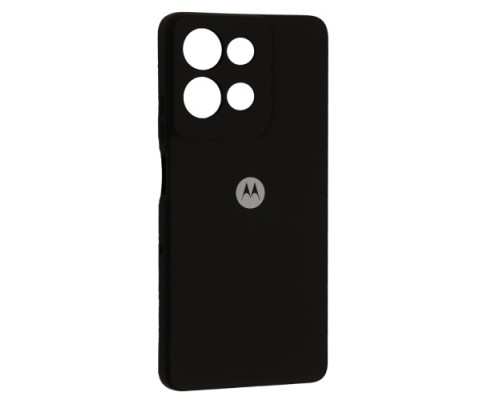 Чохол Silicone Case Full for Motorola G75 Black mag-2000001591437134650