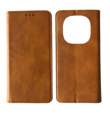 Чохол-книжка Black TPU Magnet for Xiaomi Redmi Note 14 Pro 4G Brown mag-2000001593288137927