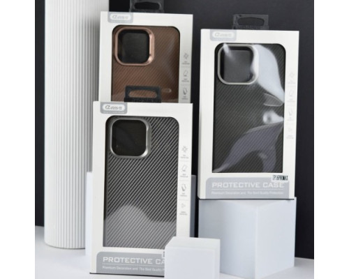 Чохол KEVLAR STYLE MagSafe for iPhone 15 Brown дефект пакування mag-2000001598153136002