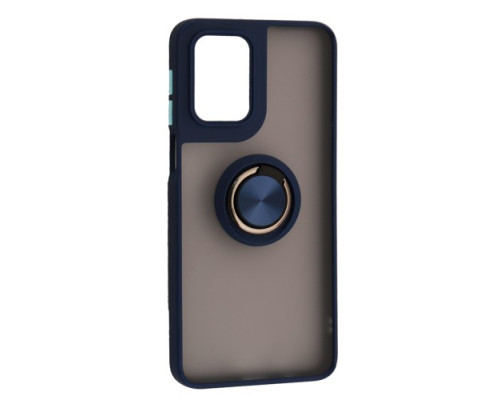 Чохол Gingle Ring Case for Motorola G55 Blue mag-2000001599235138046