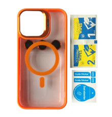 Чохол BRACKET CLEAR CAMERA LENS MAGSAFE for iPhone 12 Pro Orange mag-2000001504291105379