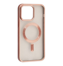 Чохол PRO SHINING (+ LENSES) MagSafe for iPhone 15 Plus Rose gold mag-2000001513859141761