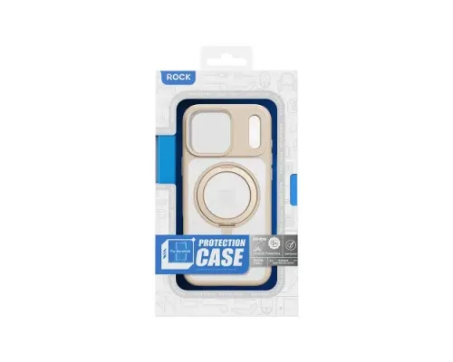 Чохол ROCK Rotating Series Guard Touch Magnetic with Stand for iPhone 17 Pro Grey mag-2000001648100152243