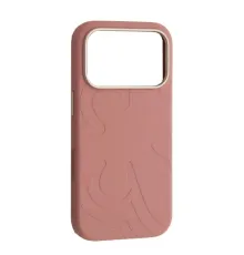 Чохол Flower Liquid Silicone Case MagSafe для iPhone 17 Pro Cherry Blossom Pink mag-2000001650783145886