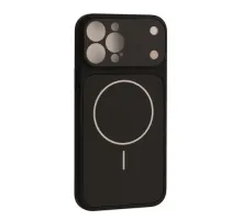 Чохол NEW AG GLASS MagSafe Case for iPhone 13 Pro Black mag-2000001659960146769