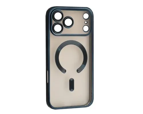 Чохол SHINING Camera MagSafe for iPhone 17 Pro Max Blue titanium mag-2000001664834151775