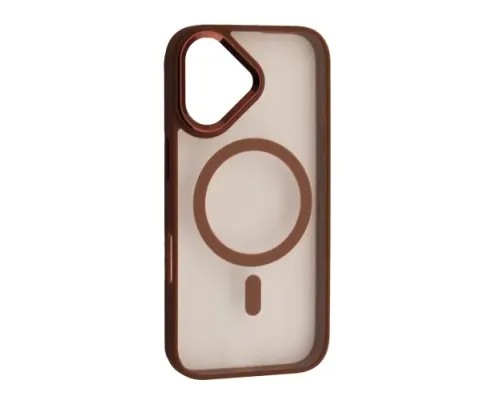 Чохол CRISTAL GUARD MagSafe for iPhone 17 Brown mag-2000001670705152732