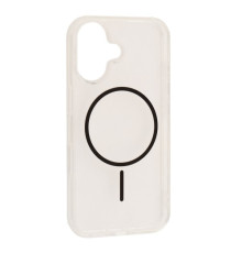 Чохол CLEAR MAGNETIC (Color Slim MagSafe) BOX for iPhone 16 Black mag-2000001603017137106
