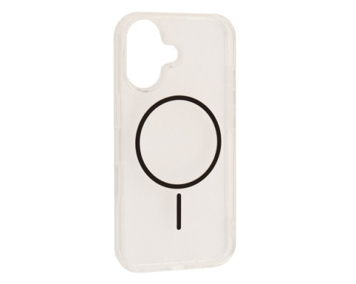 Чохол CLEAR MAGNETIC (Color Slim MagSafe) BOX for iPhone 16 Black mag-2000001603017137106