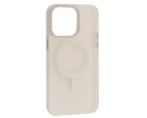 Чохол MIRAGE Heart MagSafe for iPhone 15 Pro White mag-2000001605790137546