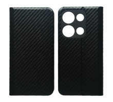 Чехол-книжка Carbon for Xiaomi Redmi Note 14S Black mag-2000001607381140200