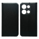 Чехол-книжка Carbon for Xiaomi Redmi Note 14S Black mag-2000001607381140200