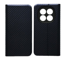 Чехол-книжка Carbon for Xiaomi Redmi Note 14 Pro 4G Dark Blue mag-2000001607480140210
