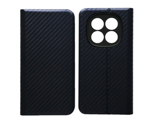 Чехол-книжка Carbon for Xiaomi Redmi Note 14 Pro 4G Dark Blue mag-2000001607480140210