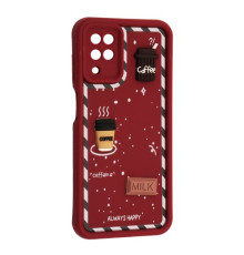 Чохол Happy для Samsung A12 Marsala mag-2000001615959143363