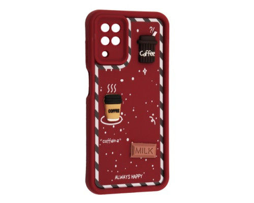 Чохол Happy для Samsung A12 Marsala mag-2000001615959143363