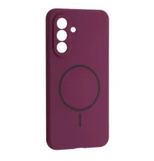 Чохол Silicone Case luxury+MagSafe for Samsung A56 5G Purple mag-2000001625828144519