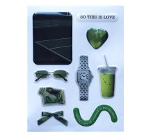 Набір наклейок 3D STICKERS Fashin style 25 mag-2000001626351142154