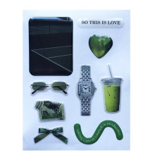 Набір наклейок 3D STICKERS Fashin style 25 mag-2000001626351142154