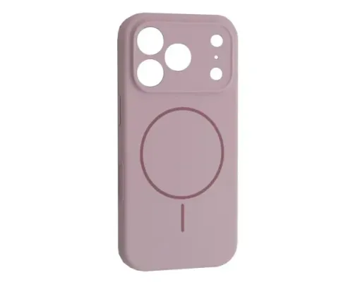 Чохол Silicone Case Full Camera Fine Ring MagSafe for iPhone 17 Pro Purple Lilac mag-2000001628669145235