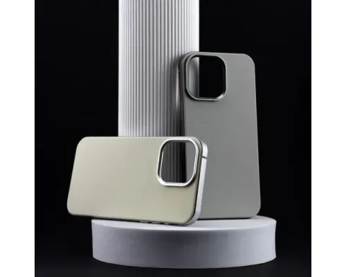 Чохол DULERO Metal Leather MagSafe Case for iPhone 15 Pro White mag-2000001635605143591