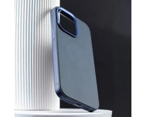 Чохол DULERO Metal Leather MagSafe Case for iPhone 15 Pro White mag-2000001635605143591