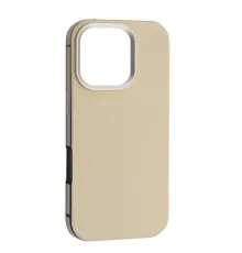 Чохол DULERO Metal Leather MagSafe Case for iPhone 16 Pro White mag-2000001635735143601